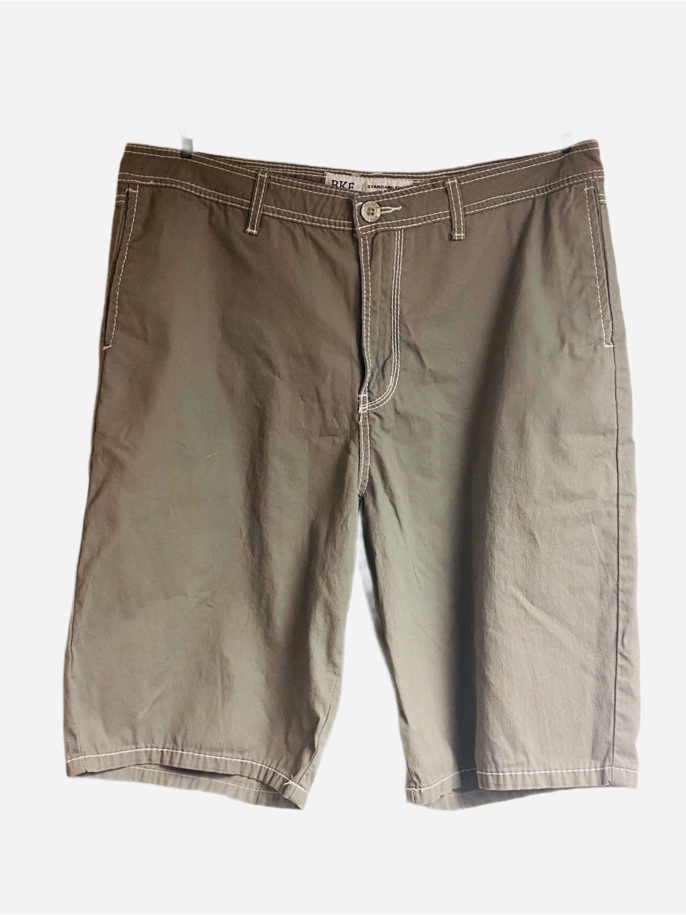 BKE Gray Flat Front Men's Shorts